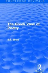 Book Cover for The Greek View of Poetry by EE Sikes