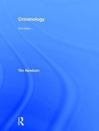 Book Cover for Criminology by Tim Newburn