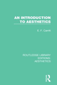 Book Cover for An Introduction to Aesthetics by E F Carritt