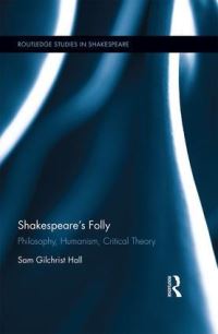 Book Cover for Shakespeare's Folly by Sam Hall