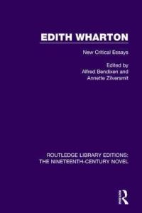 Book Cover for Edith Wharton by Alfred Bendixen, Annette Zilversmit