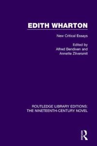 Book Cover for Edith Wharton by Alfred Bendixen, Annette Zilversmit