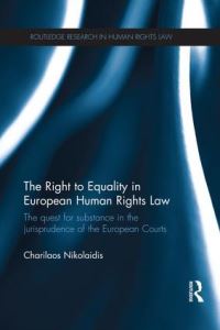 Book Cover for The Right to Equality in European Human Rights Law by Charilaos Nikolaidis