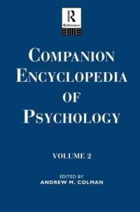 Book Cover for Companion Encyclopedia of Psychology by Andrew M Colman