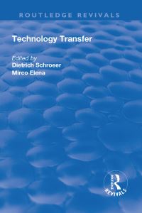 Book Cover for Technology Transfer by Dietrich Schroeer, Mirco Elena