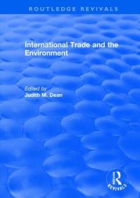 Book Cover for International Trade and the Environment by Judith M Dean