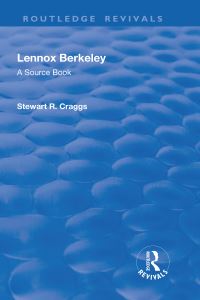 Book Cover for Lennox Berkeley by Stewart Craggs
