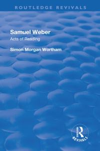 Book Cover for Samuel Weber by Simon Morgan Wortham