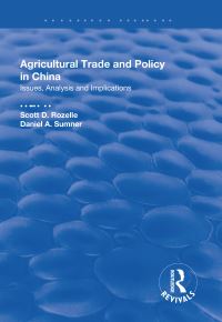 Book Cover for Agricultural Trade and Policy in China by Scott D Rozelle