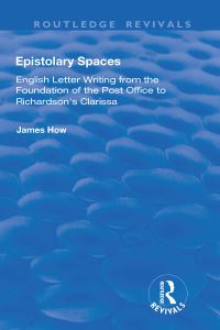 Book Cover for Epistolary Spaces by James How