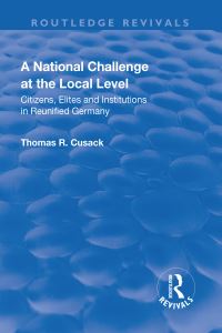 Book Cover for A National Challenge at the Local Level by Thomas R Cusack