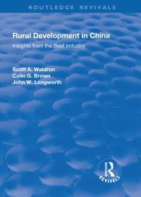 Book Cover for Rural Development in China by Scott A Waldron, Colin G Brown