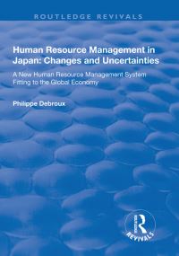 Book Cover for Human Resource Management in Japan by Philippe Debroux