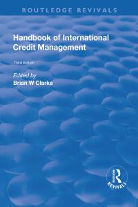 Book Cover for Handbook of International Credit Management by Brian W Clarke