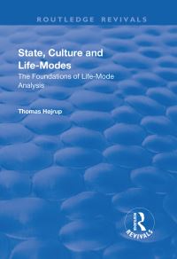 Book Cover for State, Culture and Life-Modes by Thomas Højrup