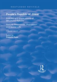Book Cover for People's Republic of China. Volumes I and II by Frank N Pieke