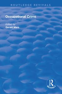 Book Cover for Occupational Crime by Gerald Mars