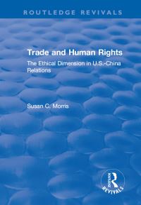 Book Cover for Trade and Human Rights by Susan C Morris