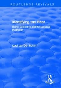 Book Cover for Identifying the Poor by Karel Van Den Bosch