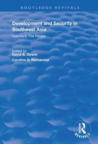 Book Cover for Development and Security in Southeast Asia. Volume 1 by David B Dewitt, Carolina G Hernandez