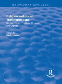 Book Cover for Religion and Social Transformations. Volume 2 by Open University