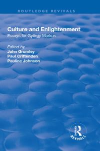 Book Cover for Culture and Enlightenment by Paul Crittenden