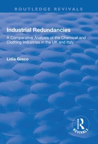 Book Cover for Industrial Redundancies by Lidia Greco