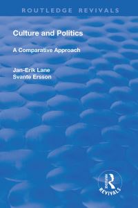 Book Cover for Culture and Politics by JanErik Lane, Svante O Ersson