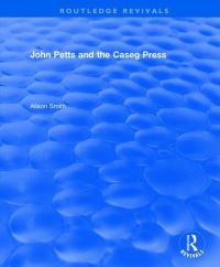 Book Cover for John Petts and the Caseg Press by Alison Smith