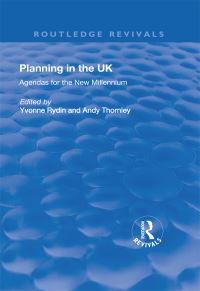 Book Cover for Planning in the UK by Yvonne Rydin, Andy Thornley