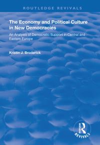 Book Cover for The Economy and Political Culture in New Democracies by Kristin J Broderick