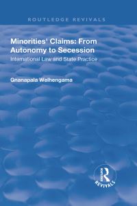Book Cover for Minorities' Claims by Gnanapala Welhengama