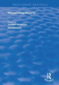 Book Cover for Researching Poverty by Jonathan Bradshaw, Roy Sainsbury