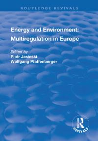 Book Cover for Energy and Environment by Piotr Jasinski, Wolfgang Pfaffenberger