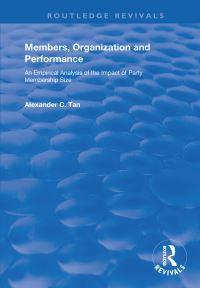 Book Cover for Members, Organization and Performance by Alexander C Tan