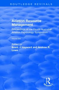 Book Cover for Aviation Resource Management by Brent J Hayward, Andrew R Lowe