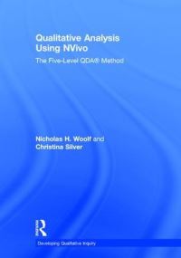 Book Cover for Qualitative Analysis Using NVivo by Nicholas H Woolf, Christina Silver