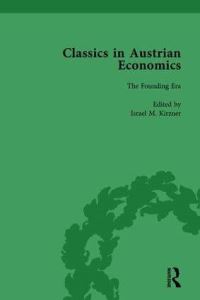 Book Cover for Classics in Austrian Economics, Volume 1 by Israel M Kirzner