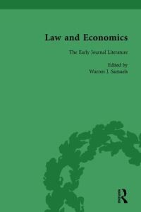 Book Cover for Law and Economics Vol 2 by Warren J Samuels