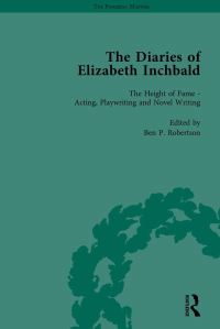 Book Cover for The Diaries of Elizabeth Inchbald Vol 2 by Ben P Robertson