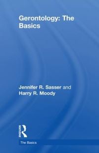 Book Cover for Gerontology by Harry R Moody, Jennifer R Sasser