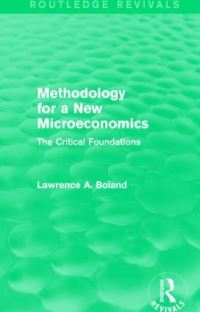 Book Cover for Methodology for a New Microeconomics by Lawrence A Boland