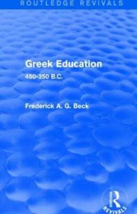 Book Cover for Greek Education by Frederick A G Beck