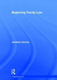 Book Cover for Beginning Family Law by Jonathan Herring