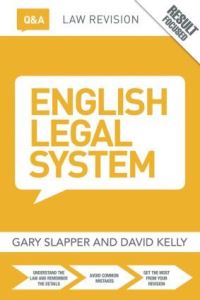 Book Cover for Q&A English Legal System by Gary Slapper, David Kelly