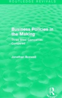 Book Cover for Business Policies in the Making by Jonathan Boswell