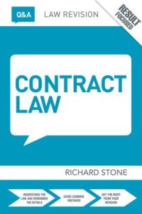 Book Cover for Contract Law by Richard Stone, Stephen Bunbury, Richard Stone