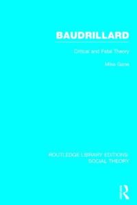 Book Cover for Baudrillard by Mike Gane
