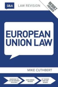 Book Cover for Q&A European Union Law by Mike Cuthbert