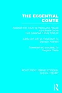 Book Cover for The Essential Comte by Auguste Comte